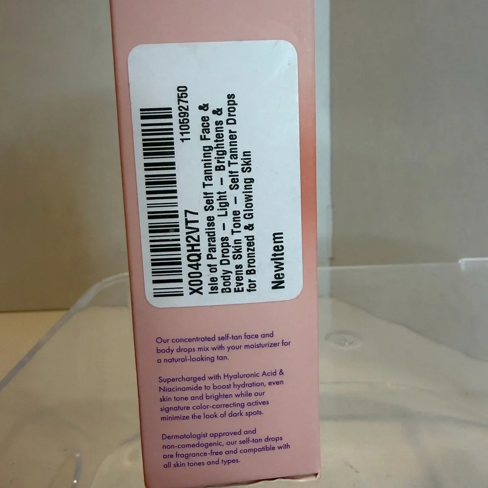 Isle of Paradise Self-Tan Drops Face & Body - Light